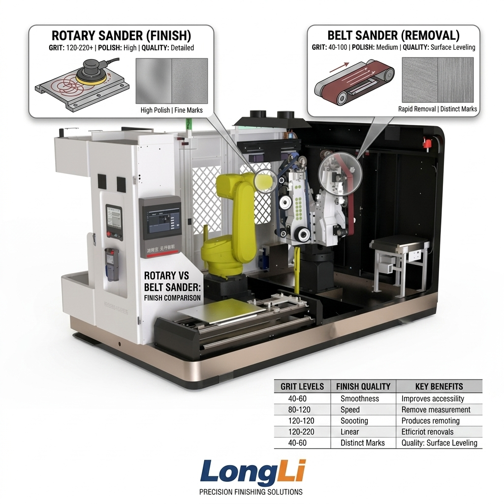 Rotary Sander vs Belt Sander