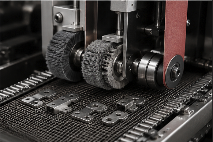 small parts deburring machine