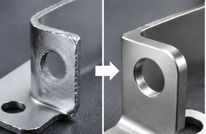 small parts deburring machine